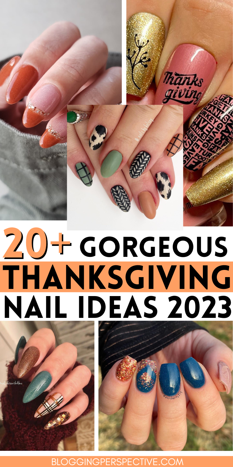gorgeous thanksgiving nail design ideas 2023