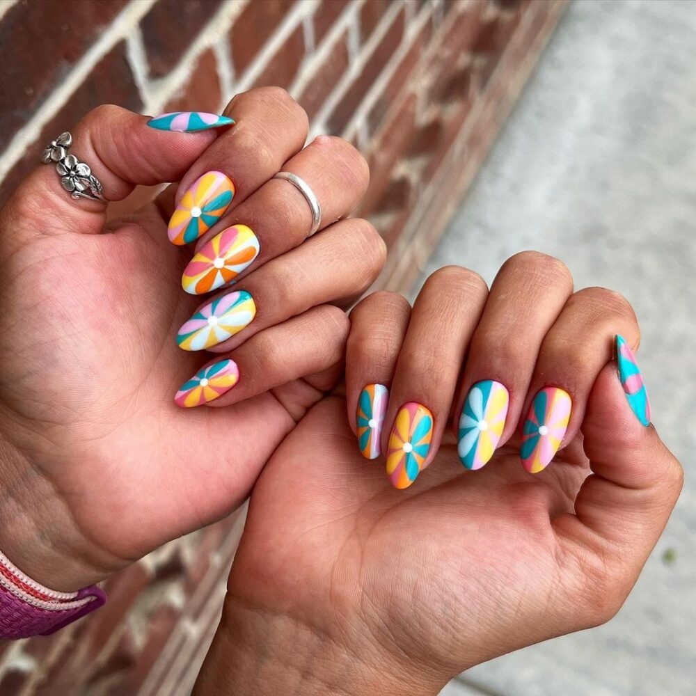 45 of THE Coolest Checkered Nail Designs to Copy in 2024