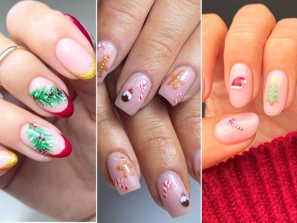 65 cutest christmas nail designs