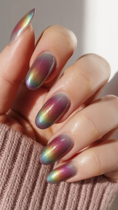 40 chrome rainbow nails_bp