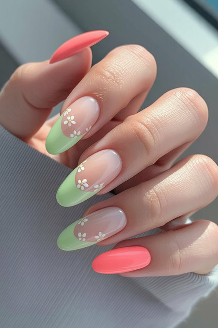 2 Almond green French daisy trail design_ECH