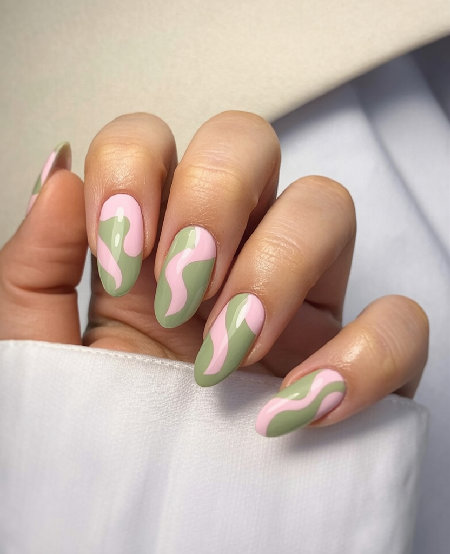 sage green nail ideas 10_bp