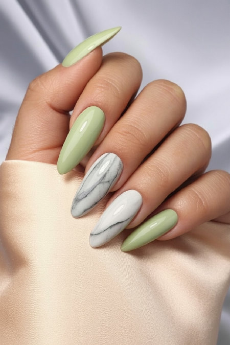 sage green nail ideas 13_bp