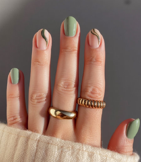 sage green nail ideas 1_bp
