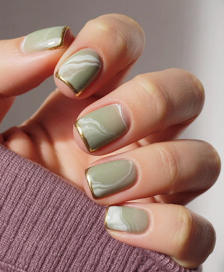 sage green nail ideas 33_bp
