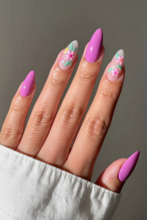 2 purple floral summer nails_bp