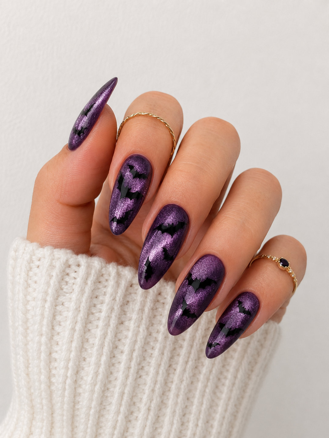 13 Velvet Purple Bat Nails_bp