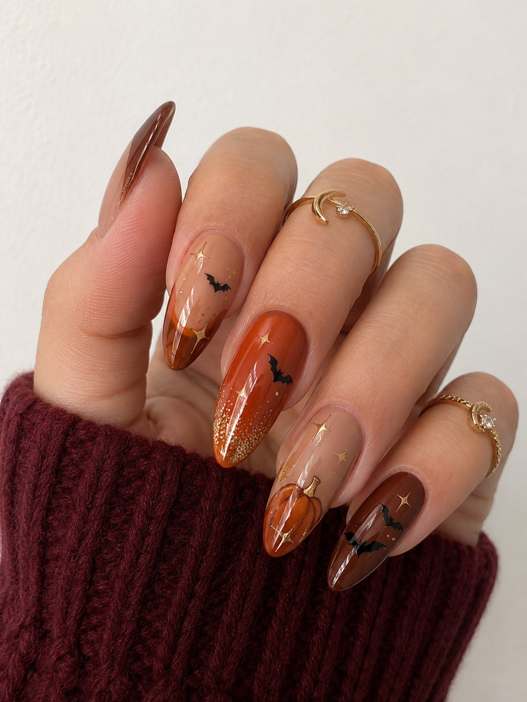 27 Pumpkin Spice Bat Nails_bp